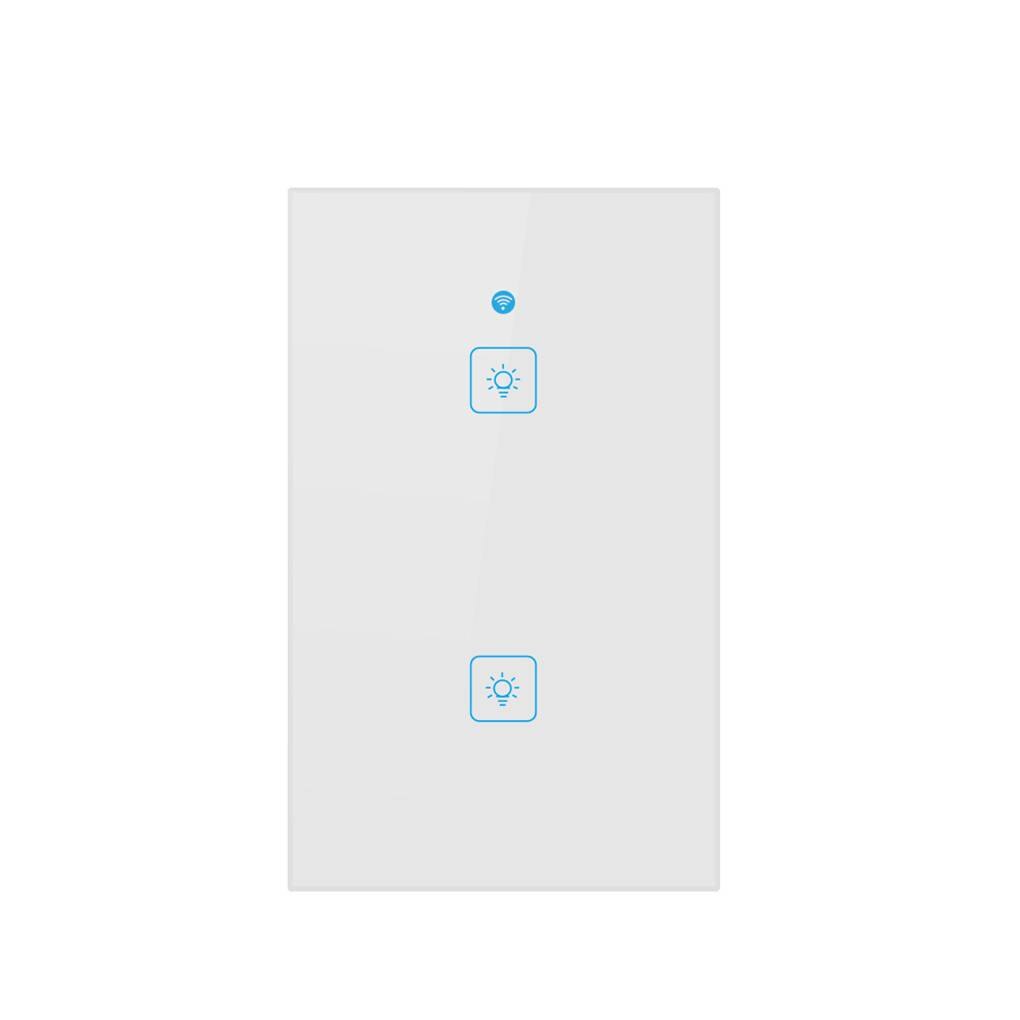 Wireless Smart Light Wall Power Switch Touch Control WiFi Light Switch Support Alexa Google Assistant US Plug